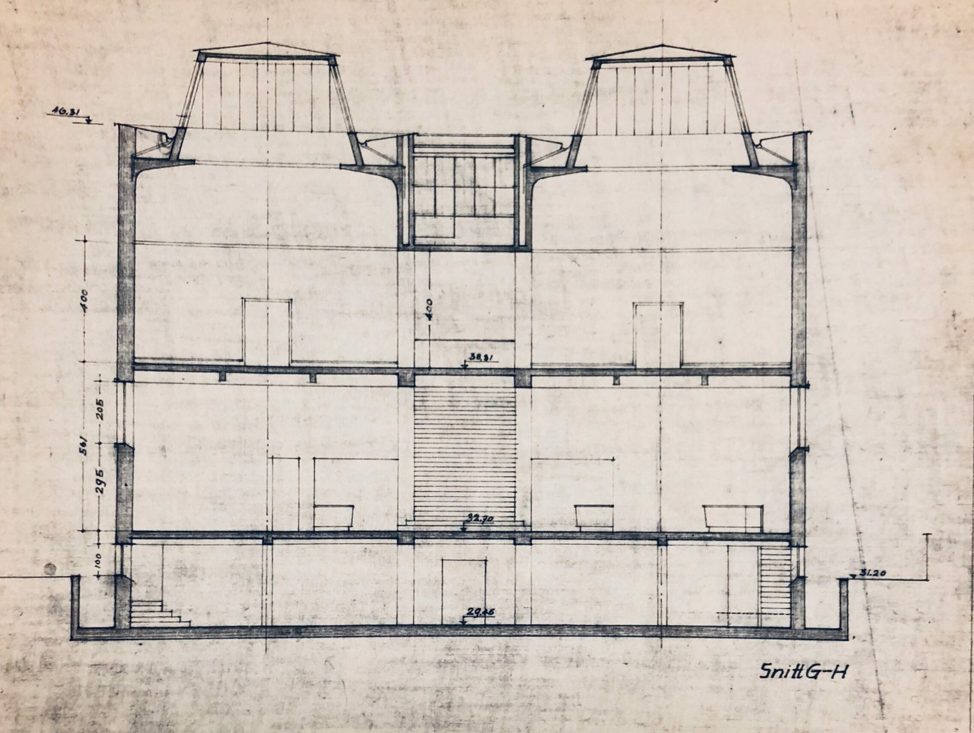 1929 Tegning av huset redigert