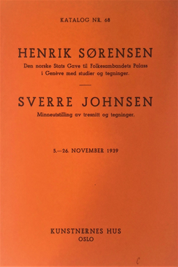 1939 Henrik Sørensen og Sverre Johnsen katalog