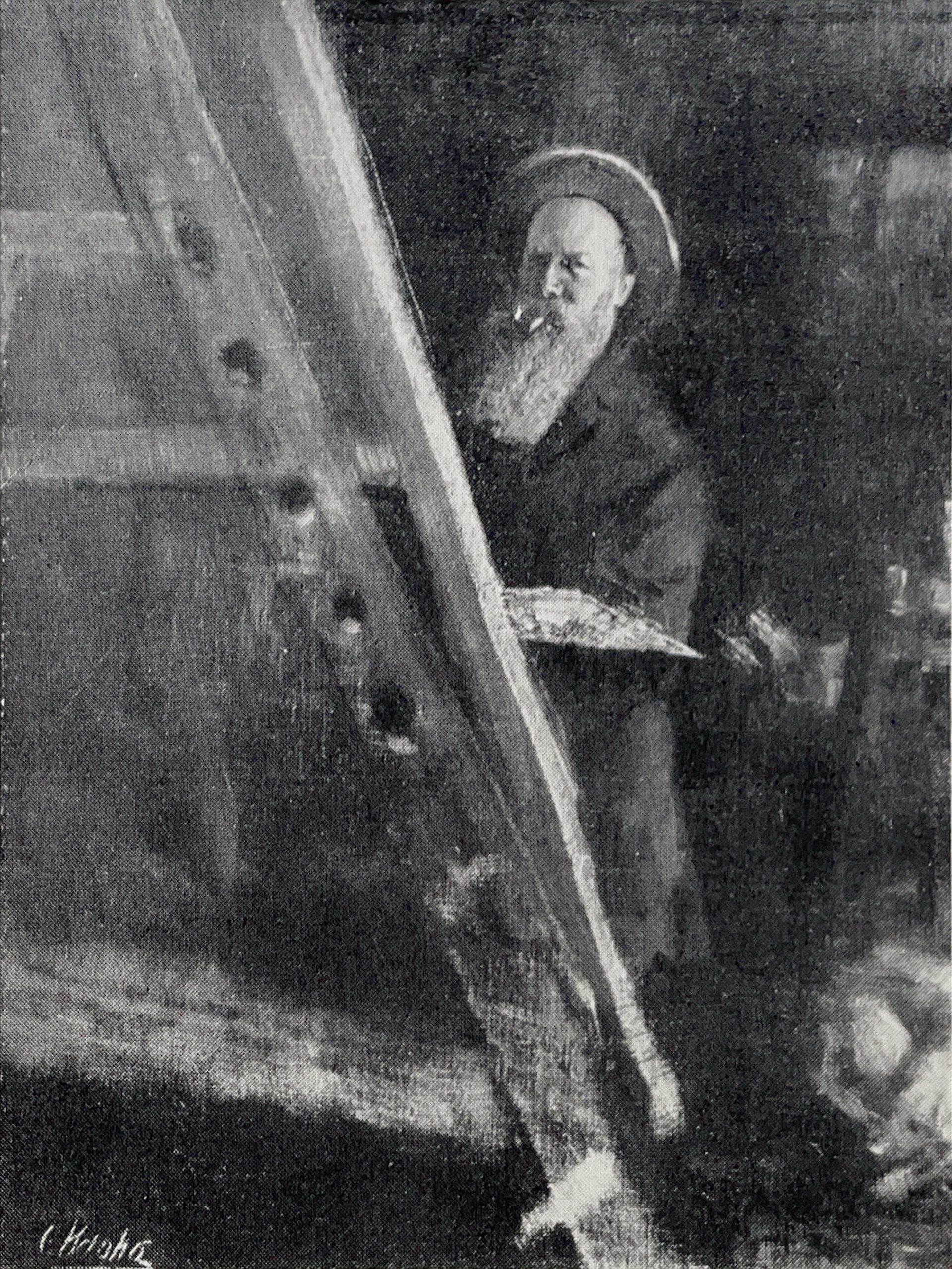 1952 Christian Krohg Maleri 2