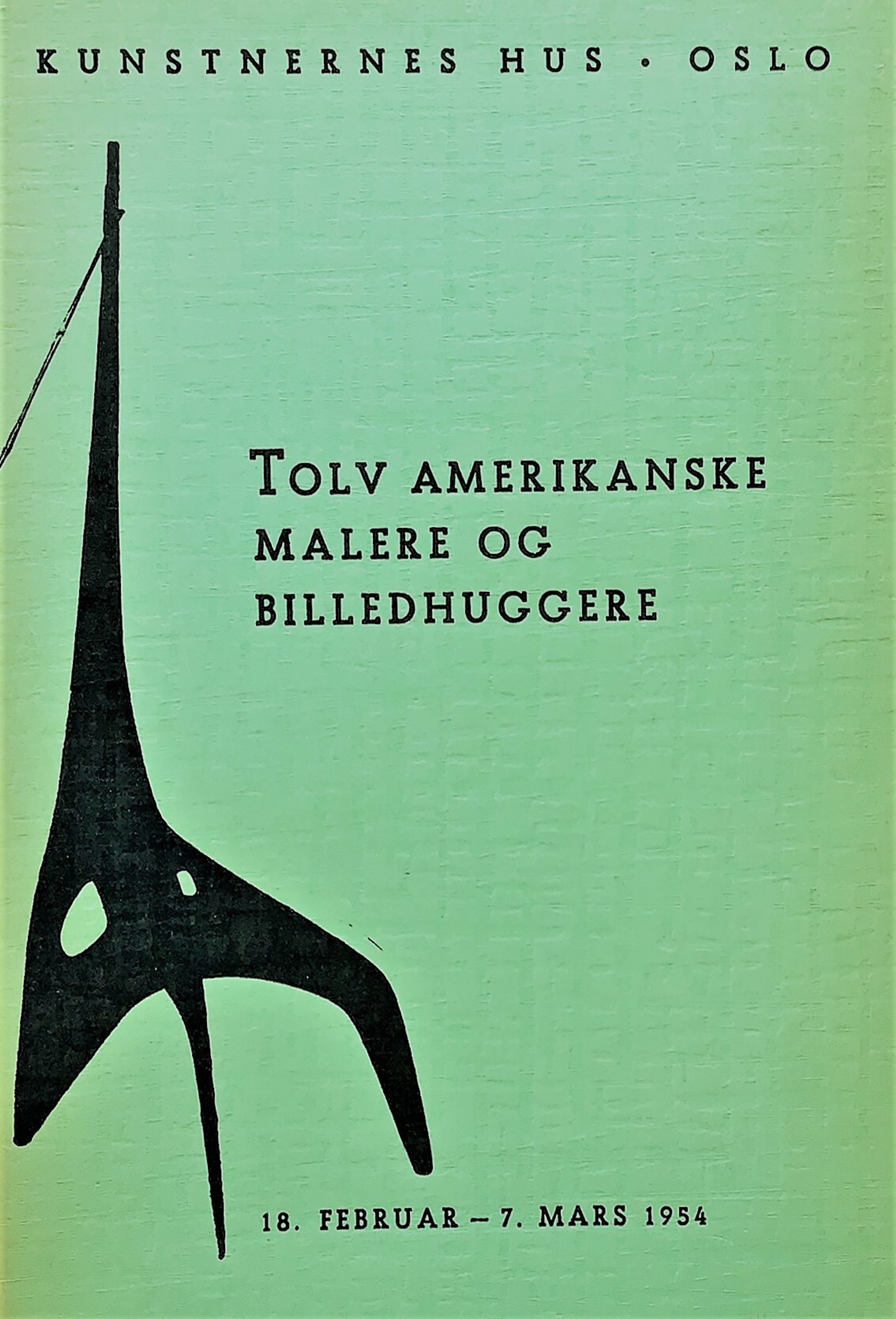 1954 Tolv amerikanske malere og billedhuggere