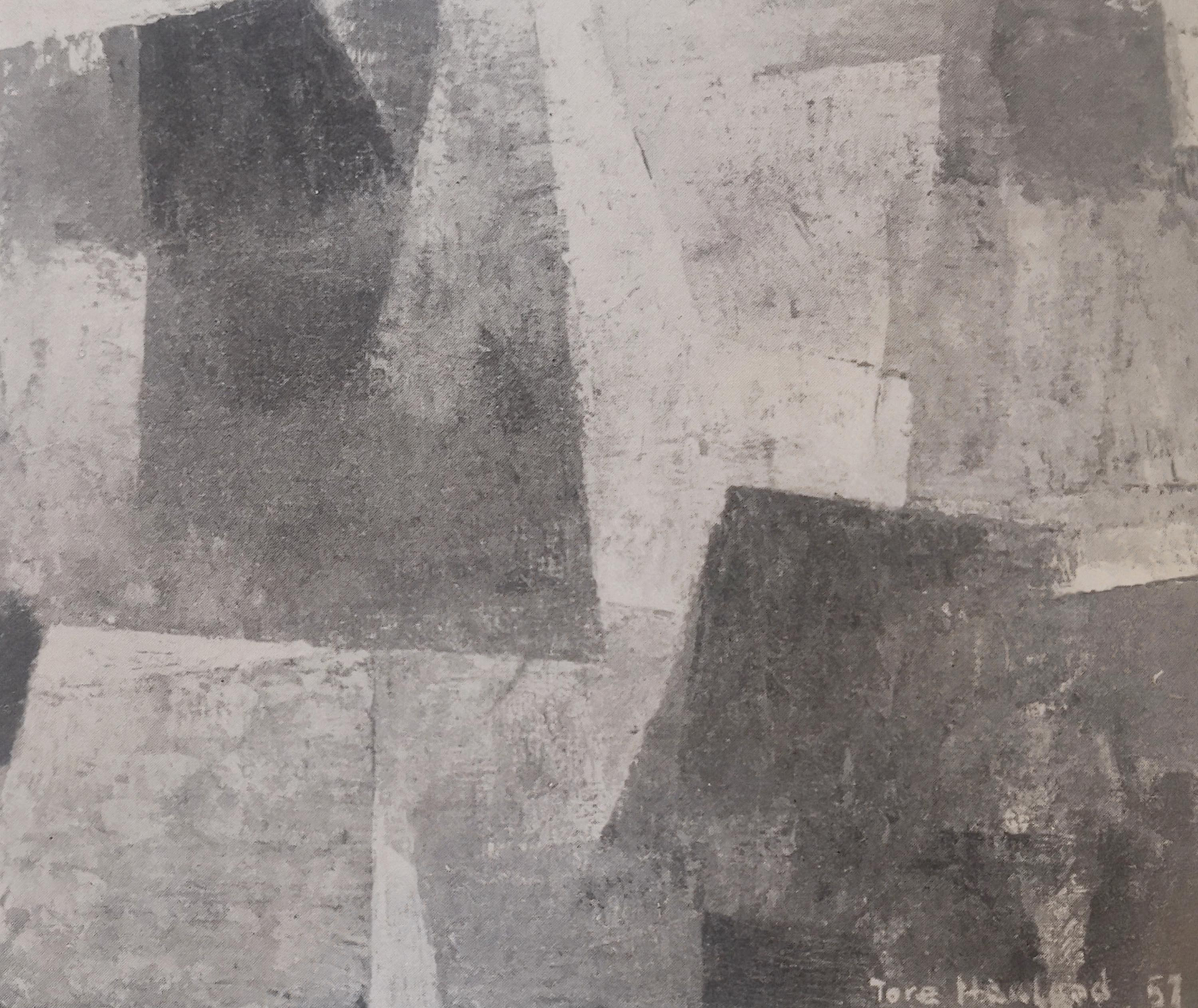 1958 Nordisk abstrakt kunst Tore Haaland 2