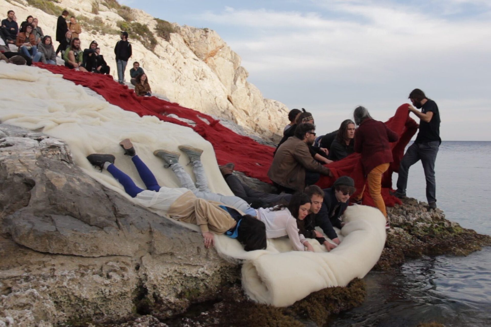 Cecilia Vicuna Beach Ritual Coast of Athens documenta 14 2017 Photos by Christian Chierego 2