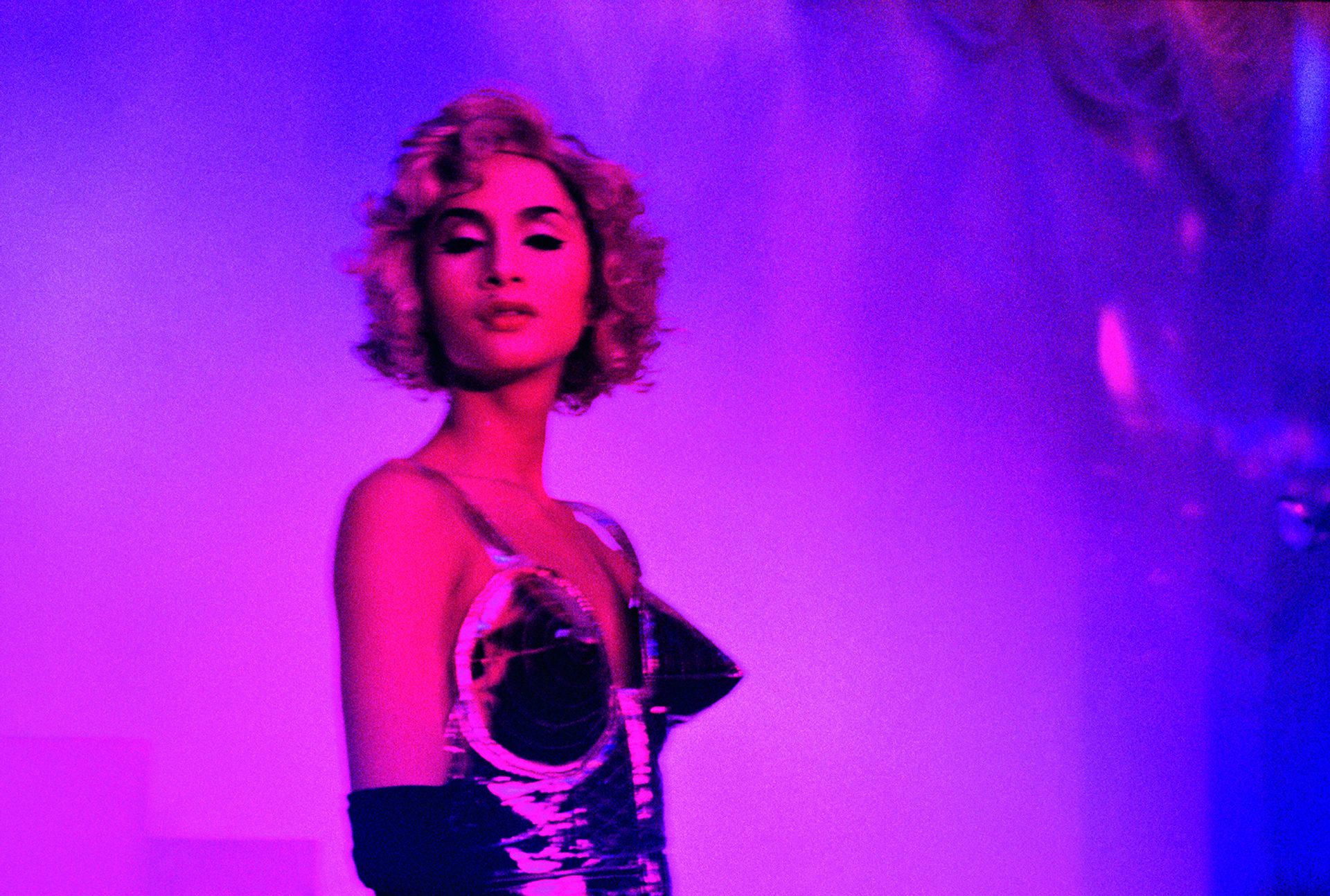 Goldin C performing as Madonna Bangkok 1992 Archival pigment print 762 x 1143 cm Edition of 25