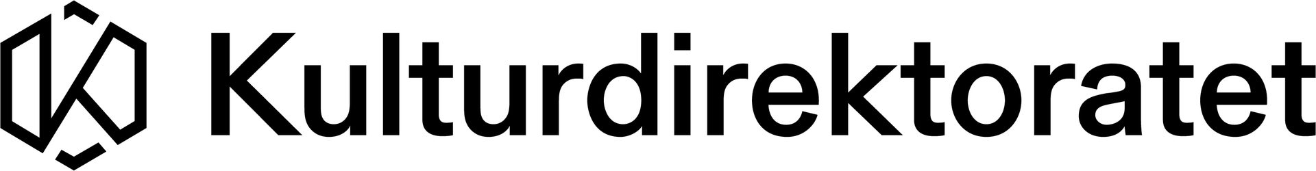 Kulturdirektoratet svart