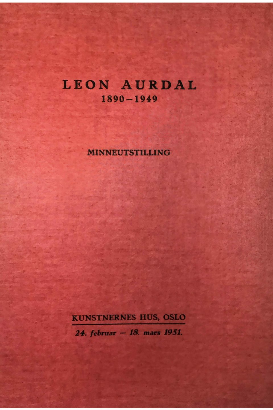 Leon Aurdal 1951