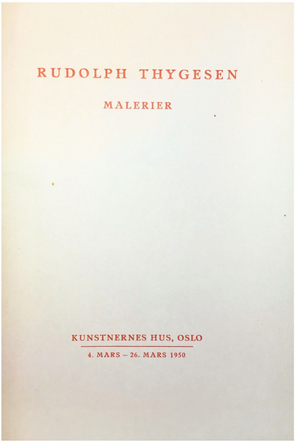 Rudolph Thygesen 1950