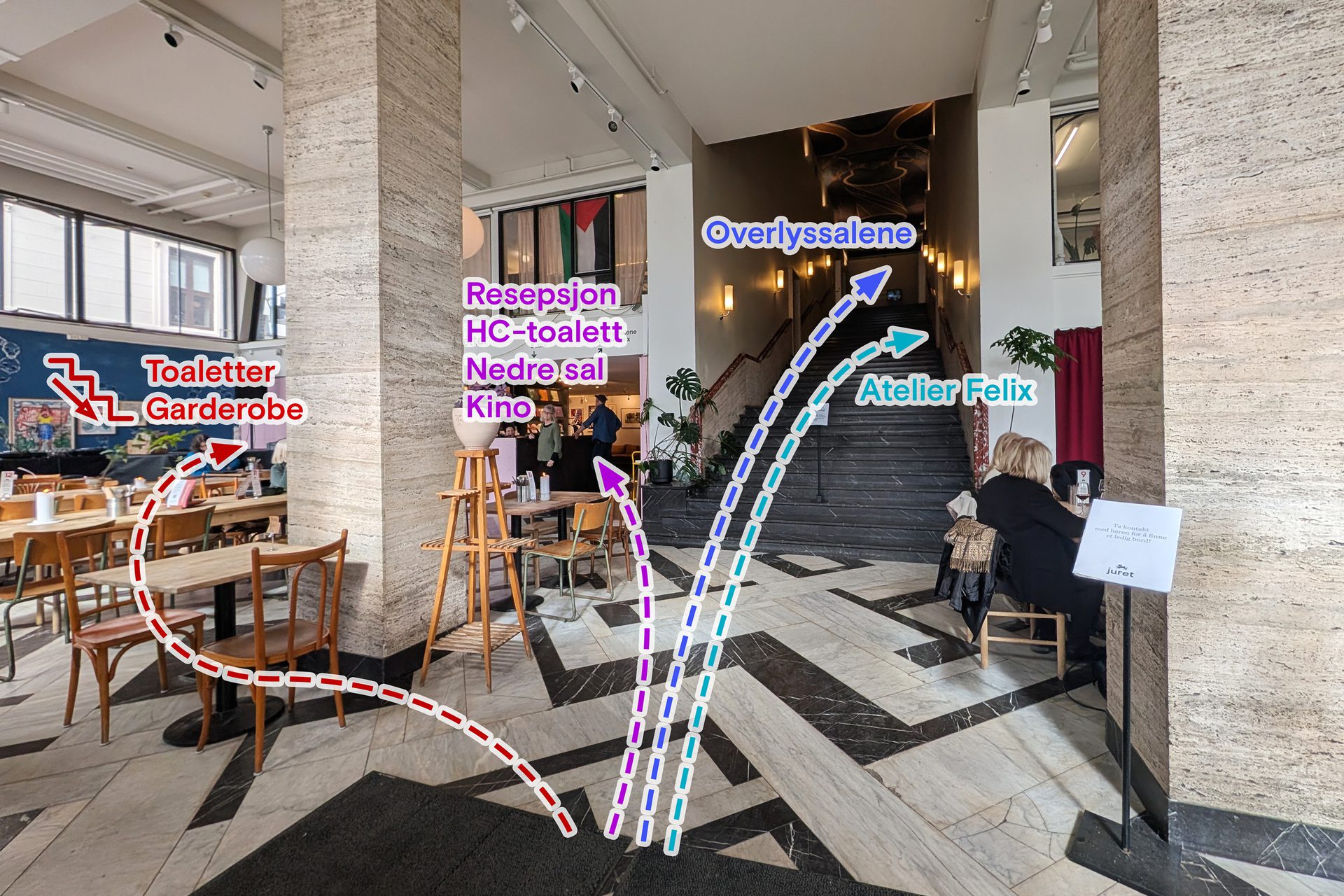 Tilgjengelighetsguide inngang KH