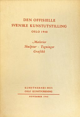 Den offisielle svenske kunstutstillingen 1948